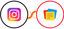 Instagram for business + Zoho Notebook Integration