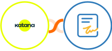 Katana Cloud Manufacturing + Zoho Sign Integration