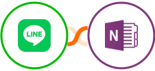 LINE + OneNote Integration