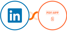 LinkedIn Ads + PDF-App Integration