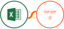 Microsoft Excel + PDF-App Integration
