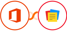 Microsoft Office 365 + Zoho Notebook Integration