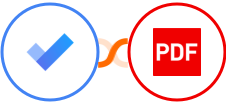 Microsoft To-Do + PDF Blocks Integration