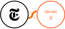 New York Times + PDF-App Integration