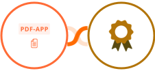 PDF-App + CertifyMe Integration