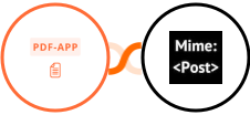 PDF-App + MimePost Integration