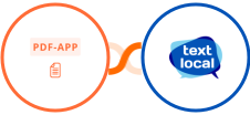 PDF-App + Textlocal Integration