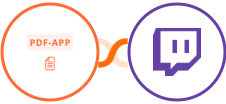 PDF-App + Twitch Integration
