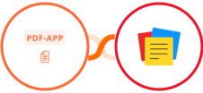 PDF-App + Zoho Notebook Integration