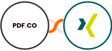 PDF.co + XING Events Integration