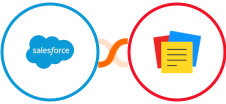 Salesforce Marketing Cloud + Zoho Notebook Integration
