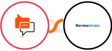 SMS Online Live Support + Reviewshake Integration