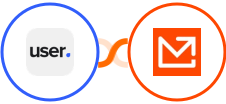 User.com + Mailparser Integration