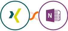XING Events + OneNote Integration