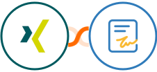 XING Events + Zoho Sign Integration