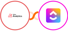 Zoho Analytics + ClickUp Integration