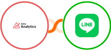 Zoho Analytics + LINE Integration