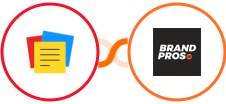 Zoho Notebook + BrandPros Integration