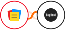 Zoho Notebook + BugHerd Integration