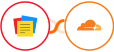 Zoho Notebook + Cloudflare Integration