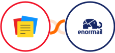 Zoho Notebook + Enormail Integration