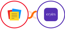 Zoho Notebook + Erxes Integration