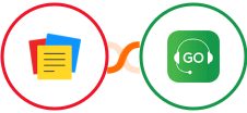 Zoho Notebook + Godial Integration