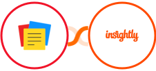 Zoho Notebook + Insightly Integration
