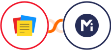 Zoho Notebook + Mightyforms Integration