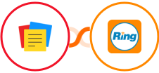 Zoho Notebook + RingCentral Integration