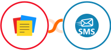 Zoho Notebook + sendSMS Integration