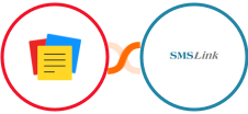 Zoho Notebook + SMSLink  Integration