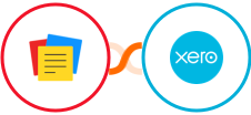 Zoho Notebook + Xero Integration