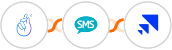 CompanyHub + Burst SMS + Saleshandy Integration