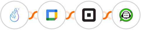 CompanyHub + Google Calendar + Square + WhatsGrow Integration