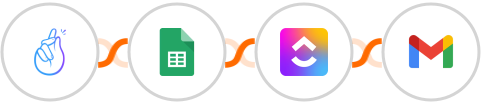 CompanyHub + Google Sheets + ClickUp + Gmail Integration