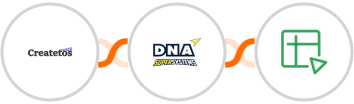 Createtos + DNA Super Systems + Zoho Sheet Integration