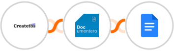 Createtos + Documentero + Google Docs Integration