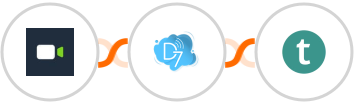Daily.co + D7 SMS + Teachable Integration