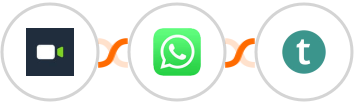 Daily.co + WhatsApp + Teachable Integration