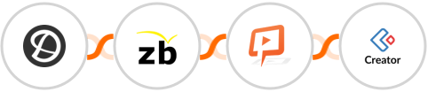 Delighted + ZeroBounce + JetWebinar + Zoho Creator Integration