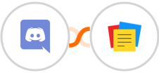 Discord + Zoho Notebook Integration