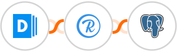 Docamatic + Rebrandly + PostgreSQL Integration