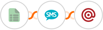 EasyCSV + Burst SMS + Mailgun Integration