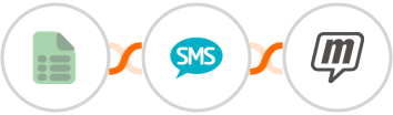 EasyCSV + Burst SMS + MailUp Integration
