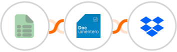 EasyCSV + Documentero + Dropbox Integration