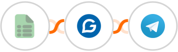 EasyCSV + Gravitec.net + Telegram Integration