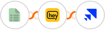 EasyCSV + Heymarket SMS + Saleshandy Integration