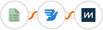 EasyCSV + MessageBird + ChartMogul Integration