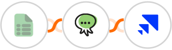 EasyCSV + Octopush SMS + Saleshandy Integration